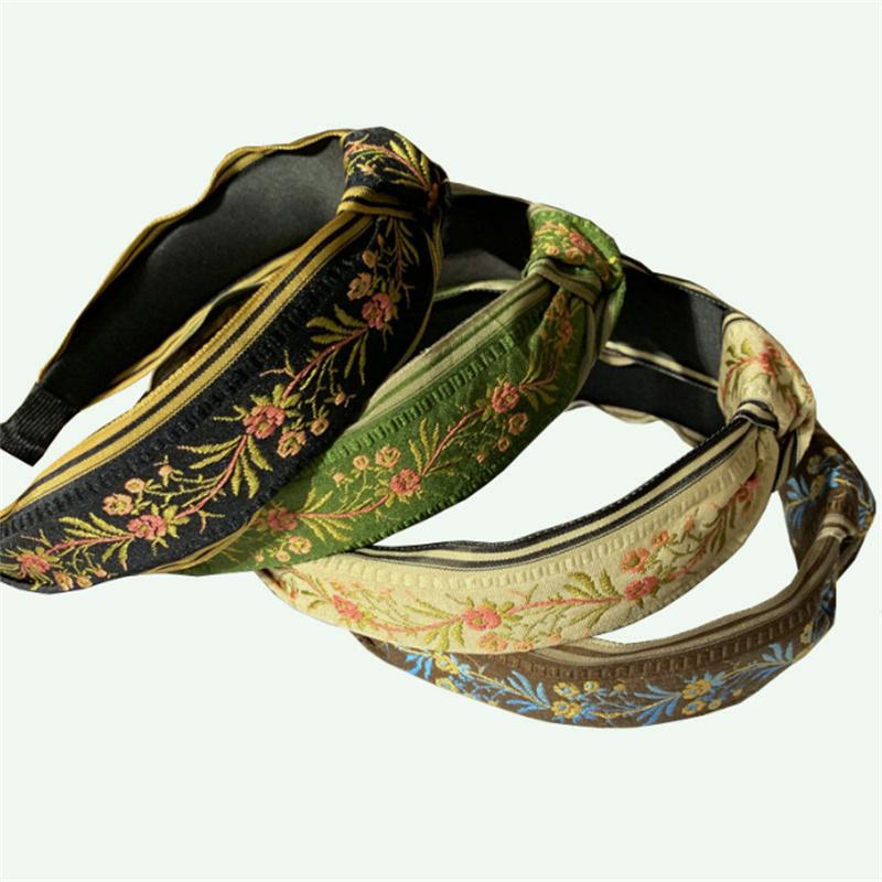 Gorgeous Flower Fabric Hairbands For Women Fashion Wide Headbands Girl Hair Bands Hoop Female Headwear Hair Accessories