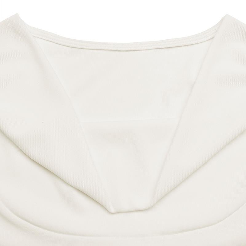 Autumn Winter New Style Pleated Tops Elegant Slim Bottoming Long-sleeved Collared T-shirts for Women