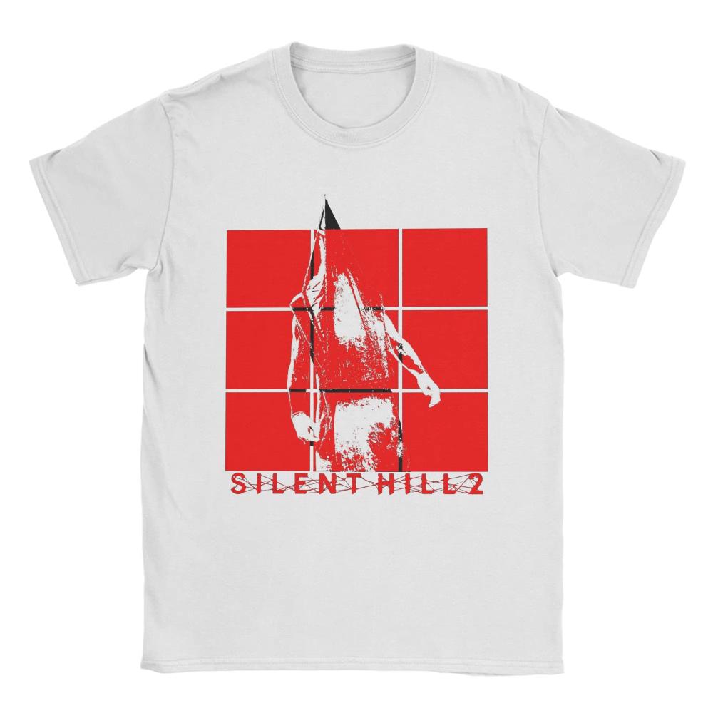 Silent Hill 2 Remake Tričko Pyramid Head pro muže ženy Vtipné bavlněné tričko s kulatým výstřihem a krátkým rukávem Originální oblečení