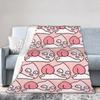 K-Kakaos F-Friends Apeach Heart Blankets Fleece All Season   Multifunction Warm Throw Blanket for Sofa Couch Rug Piece