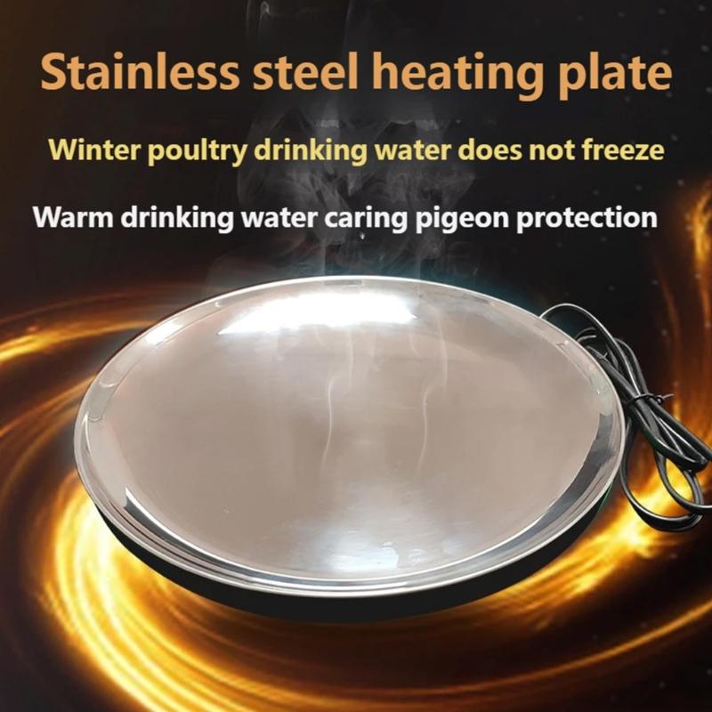 Poultry Drinking Water Constant Temperature Base Safety Chicken House Water Heater Heating Constant Plate Breeding