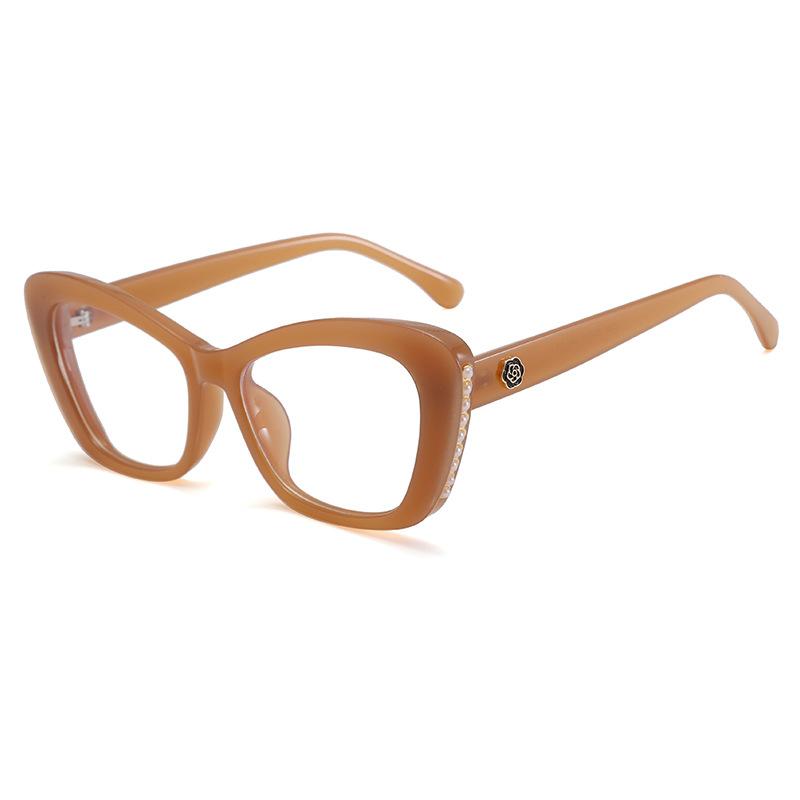 Cat Eye Glasses, Simple Flat Glasses, Trendy Personalized High-End Optical Glasses, The Same For Men And Women