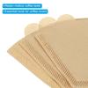PATIKIL 200-Piece Brown Paper Cone Filters, 125 X 50 X 80 Mm, Disposable for Pour-Over Drip Brewing, Suitable for Cafes, Offices, and Home Use,