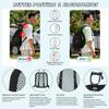 Cadre de Ventilation pour Sac à Dos, Panneau Dorsal Ergonomique à Flux d'Air, Design Universel Léger, Convient pour la Randonnée, le Vélo