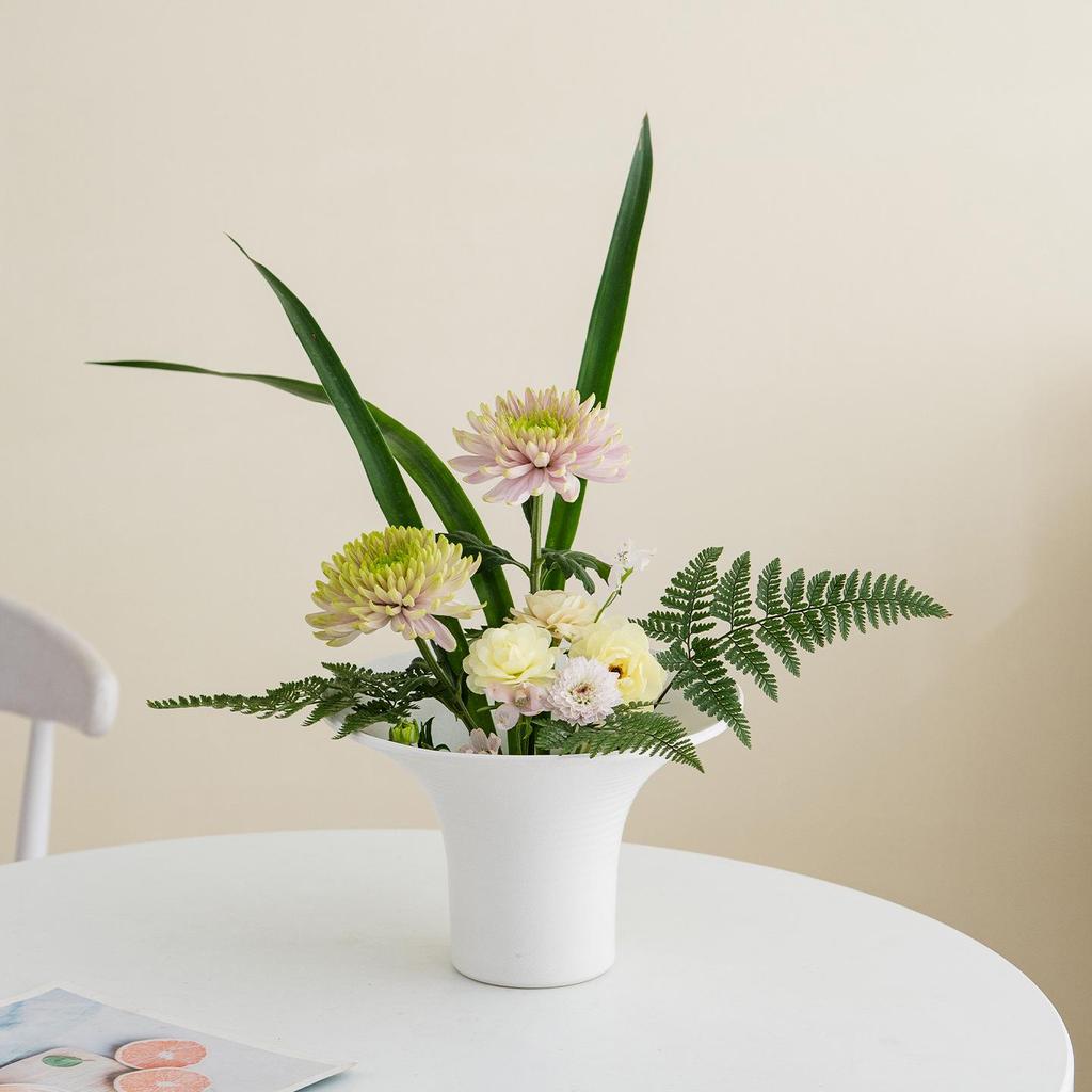 Large Ceramic Phalaenopsis Orchid Vase - Indoor Ornament for Living Room or Desktop, Ideal Gift