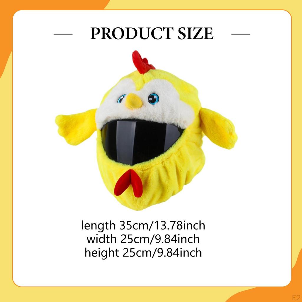 Lustiger Helmüberzug Vogelförmig Entzückender Cartoon Erhöht Fahrspaß Niedliche Dekoration