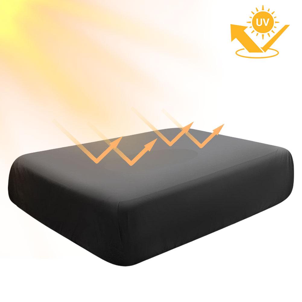 130 in X 72 in Rectangular Pool Cover Dustproof Inflatable Pool Cover for Garden Outdoor Paddling Family Pools Protector