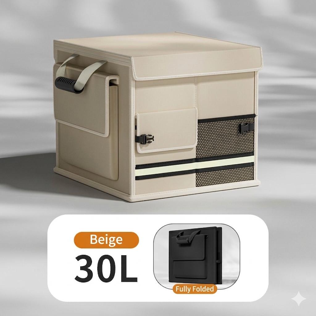 

Car Trunk Storage Box Multi-compartments Organizer Bag Anti Slip Foldable Cargo Stowing Tidying Organizer car Interior accessory