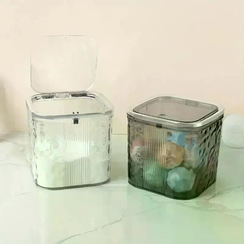 1 Pezzo Contenitore per Pod Detersivo Scatola Organizzatrice per Lavanderia, Contenitore per Detersivo in Polvere per Perle Detersivo, Detersivo in Polvere, Conservazione