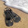 Snorkel Fins Swimming Flippers Adjustable Buckles Travel Size Swim Fins Open Heel Non Slip for Snorkeling Diving Swimming