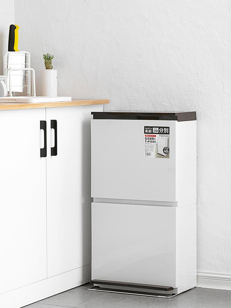 

Мусорное ведро для гостиной, кухонное отделение, сортировка раковины, переработка пластика, прямоугольное мусорное ведро для хранения, кухонные принадлежности Cubo Basura