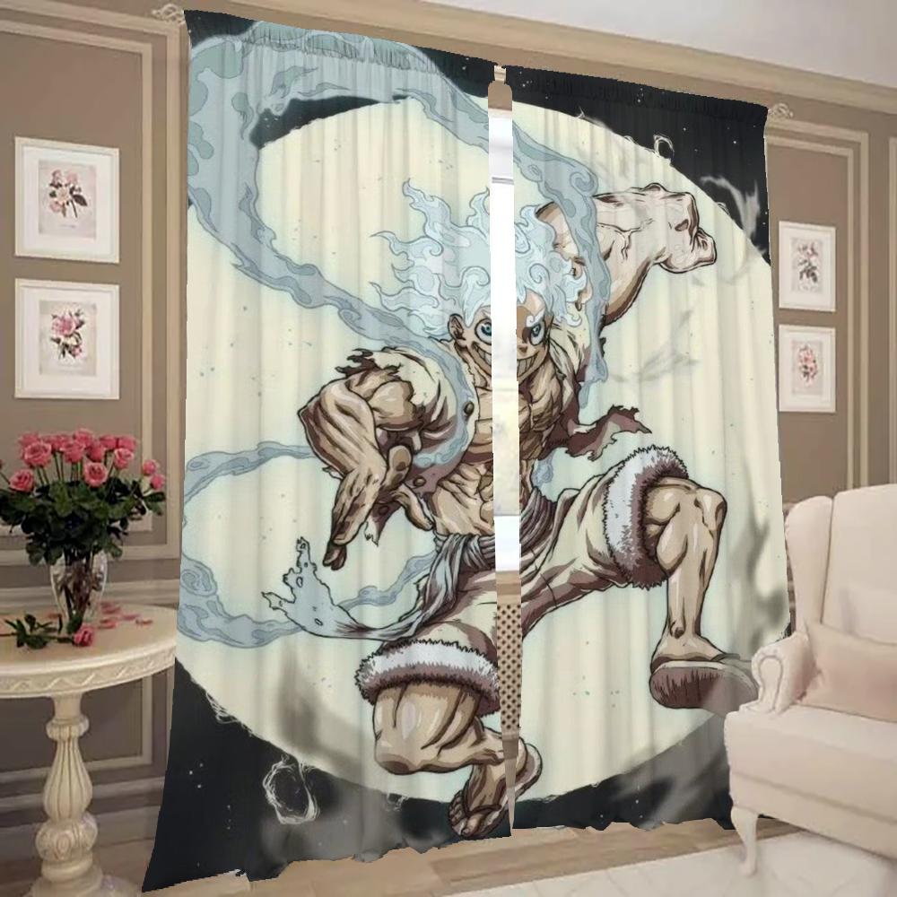 Window Kitchen Curtains for Living Room 2 Pieces Blackout Curtains Door Curtain O-one P-piece Partition Bedroom Decoration Shade