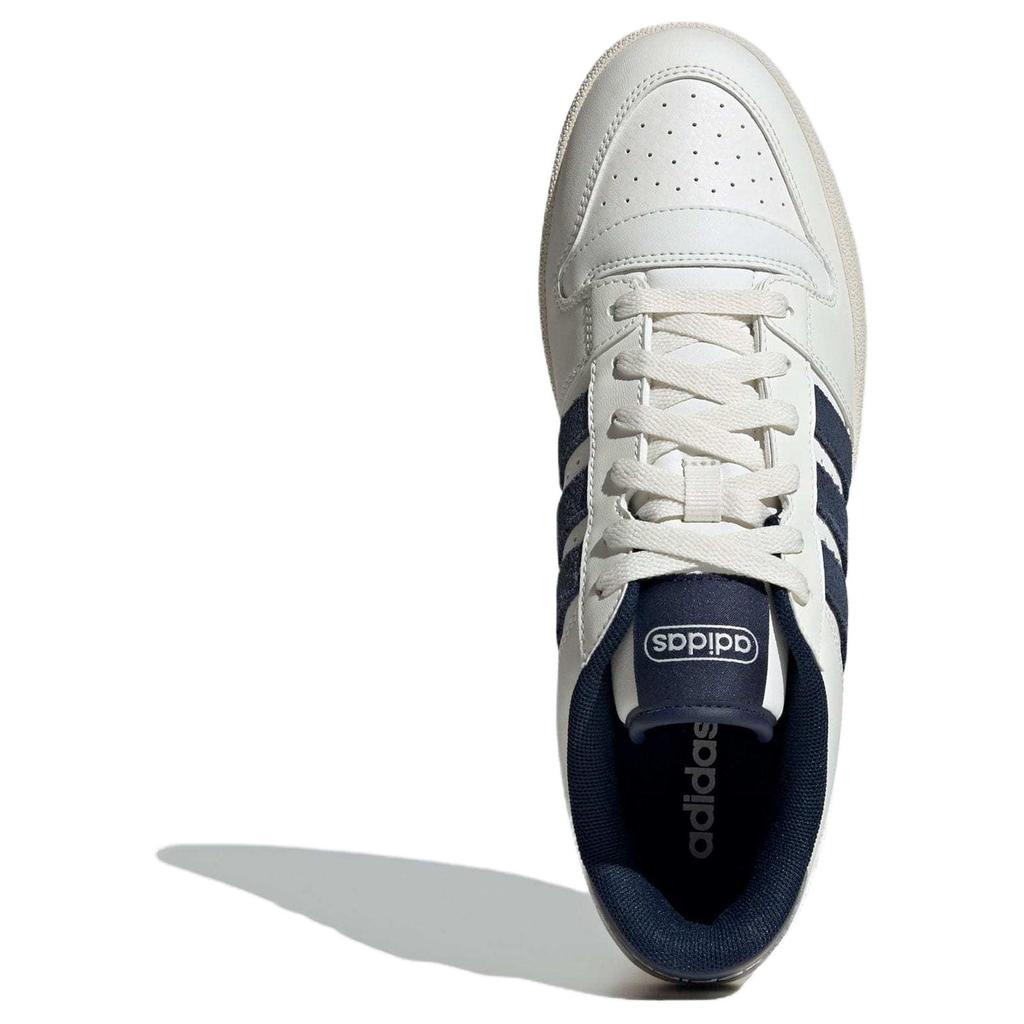 Adidas Break Start Comfortable Versatile Low-Top Skate Shoes Men Sneakers White Blue JI4559