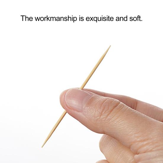 1 Set Toothpick Dispenser Creative Shape Wide Application Compact Size Useful Portable Holder Box with Lid for Home