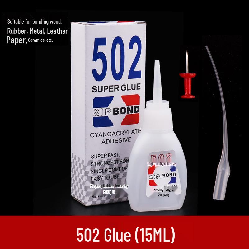 Super Colla Rapida 502 15ml/20ml - Adesivo Istantaneo Rapido 3 Secondi con Sbloccacolla