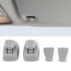 Auto-Sonnenblenden-Befestigungsschnallen-Set Grau 2er-Pack 95994975