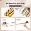 Yipan Antique European Brass Twist Towel Rack & Soap Dish
