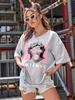 Unisex INTENSE FEELINGS Street Hip Hop Female T-Shirts Loose Oversize Short Sleeve Soft Soft Tops Summer Breathable Tee Clothing