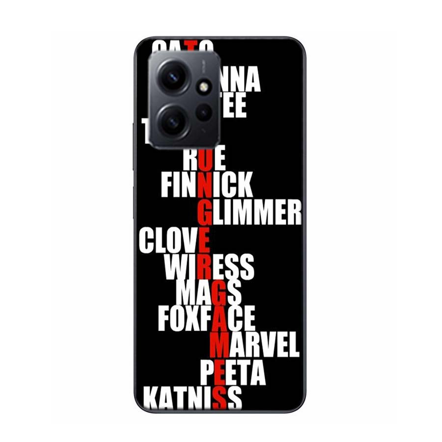 

The H-Hungerrrs Games Phone Case For Redmi Note 14 15 Pro 5G 13 12 Pro Plus 11 11T 11E 11S 10 Pro 10S 9 9S Cover Cell Clear TPU Redmi Note 14 4G