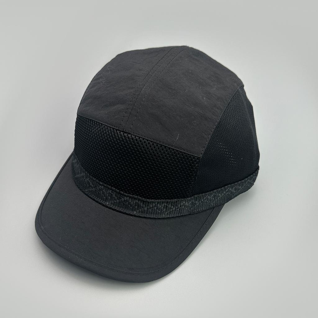 Color Matching Simple Solid Color Quick-Drying Baseball Cap Men'S And Women'S Mesh Sunshade Breathable Short Brim Cap
