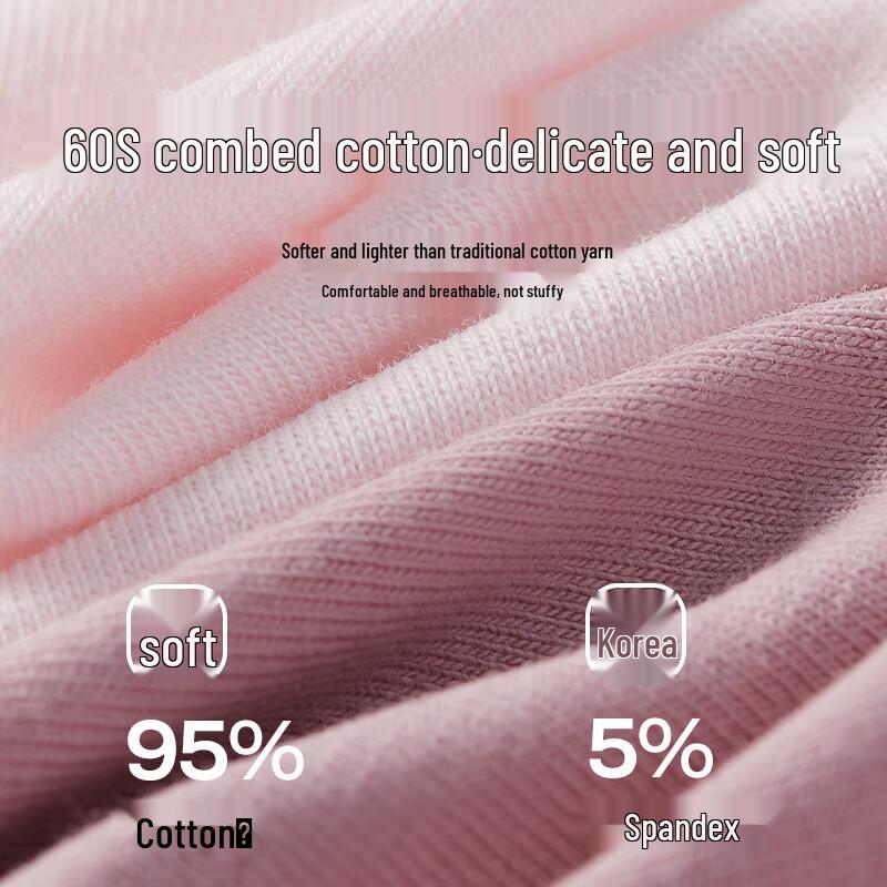 Mao Ren Women's High-Waist Tummy Control Pure Cotton Briefs