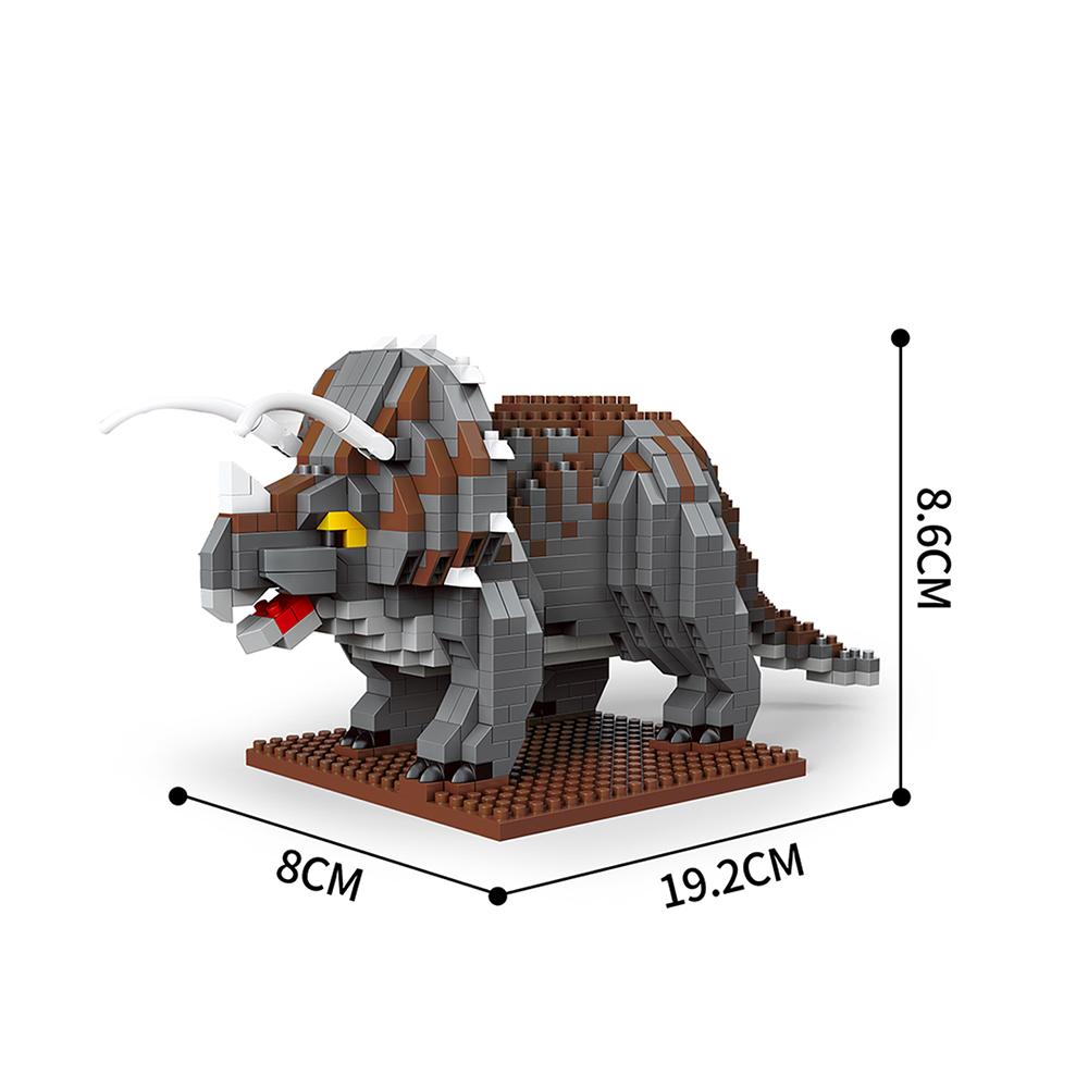2025 New Series Dinosaur Dilophosaurus Micro Mini Block - DIY Puzzle Toys, Cool Dinosaur Model Decor, Great Adult Birthday Gifts