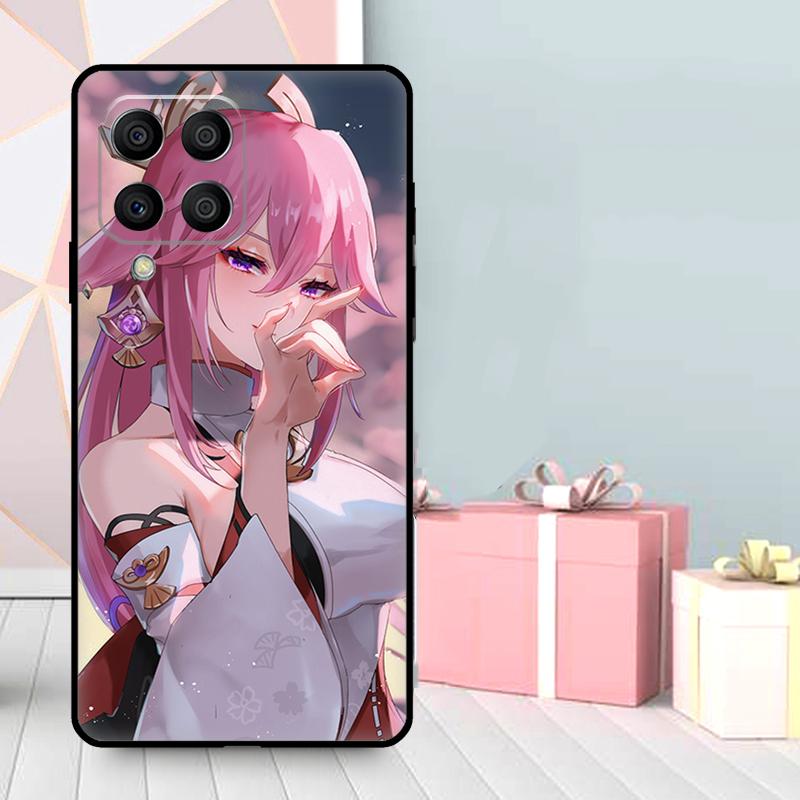 Yae Miko Genshin Impact Case For Samsung Galaxy M06 M11 M31 M14 M34 M54 M12 M32 M52 M15 M13 M16 M36 M56 M53 M35 M55