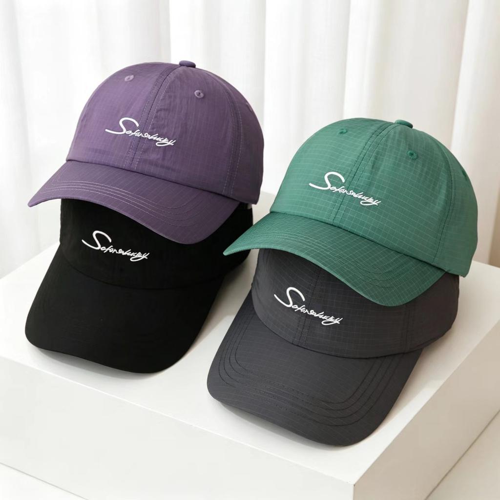 Outdoor quick-drying baseball cap summer thin breathable sports running sun hat couple casual versatile cap
