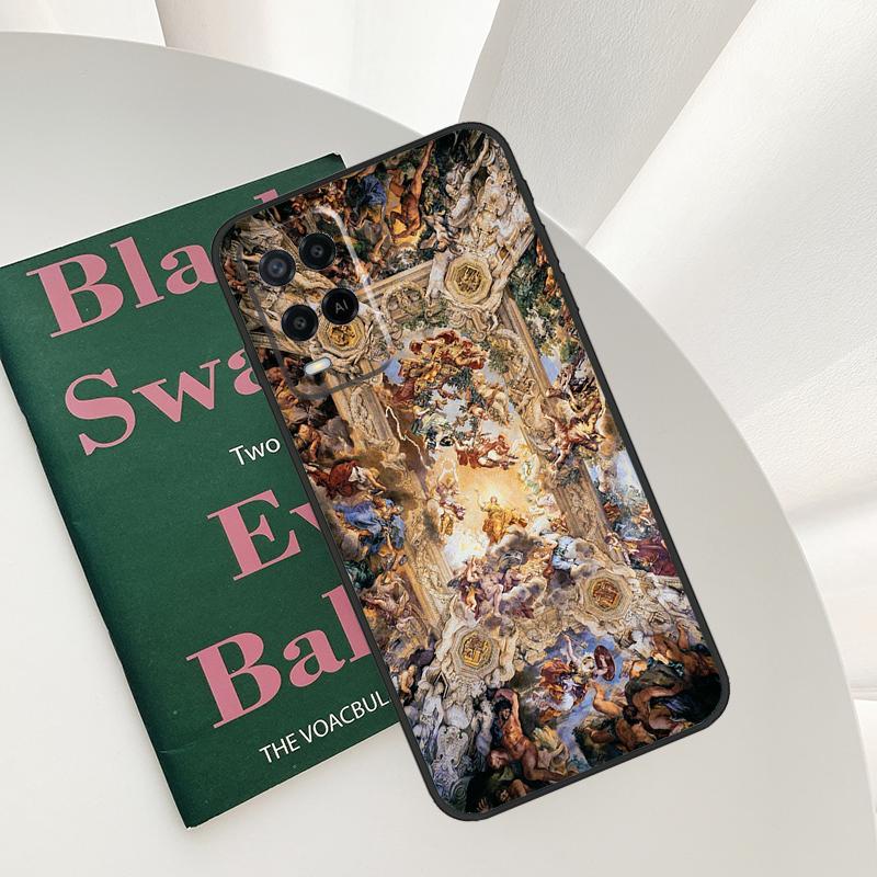 Renaissance Art Painting For OPPO A5 A6 Pro A15 A17 A77 A16 A76 A96 A18 A38 A58 A78 A98 A54 A74 A94 A40 A60 A80 Case
