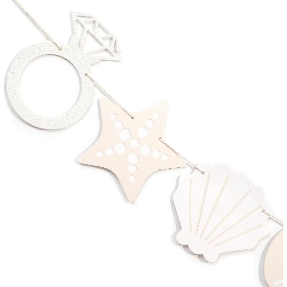 Last Toast on The Coast Banner - Seashell Party Decoration, Coastal Beach Seashell Photo Props, Sea Beach Tropical Bride Banner