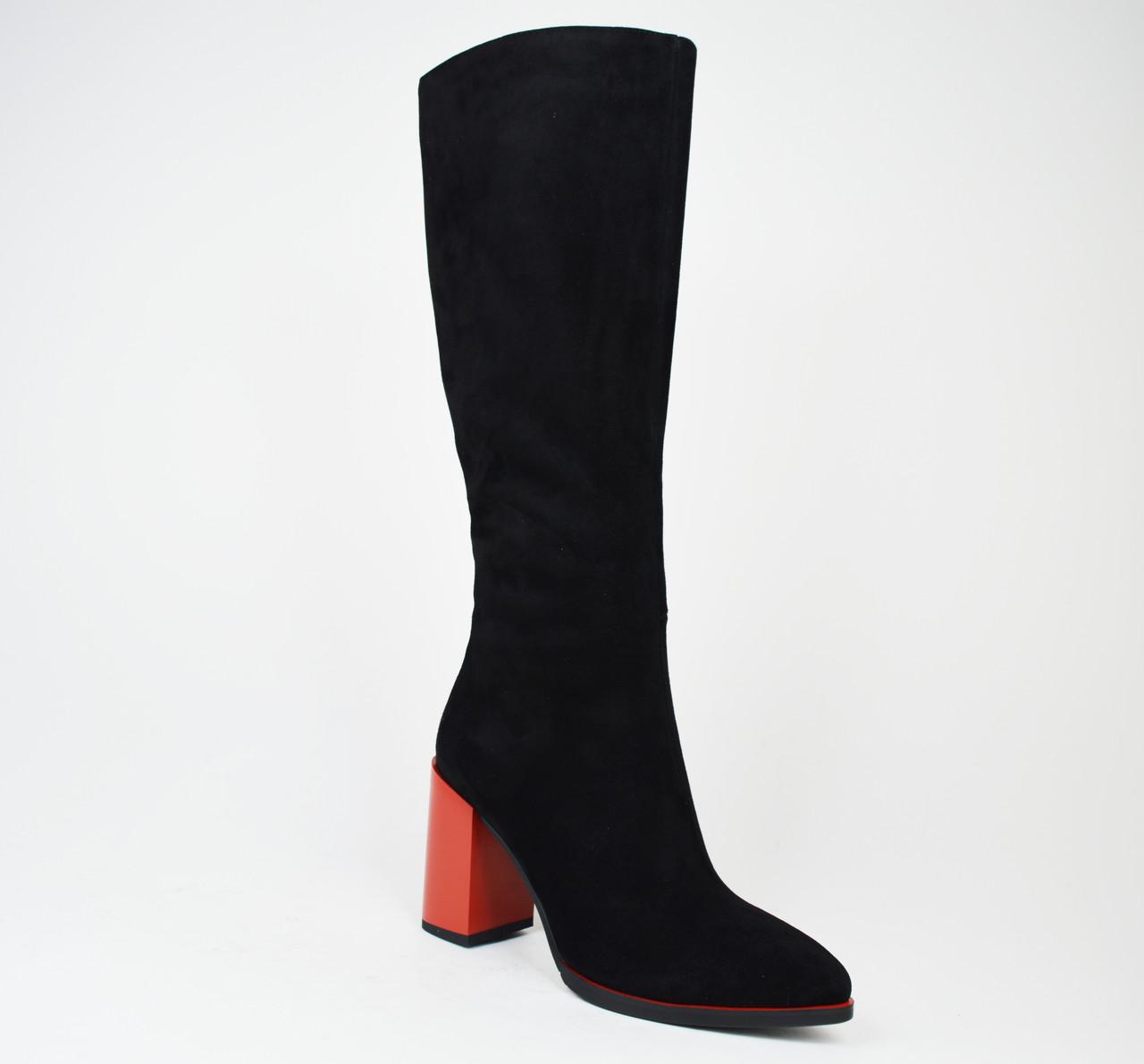 

Чоботи з червоним підбором Sufinna 3627713 35 Чорні замші 39 чорний