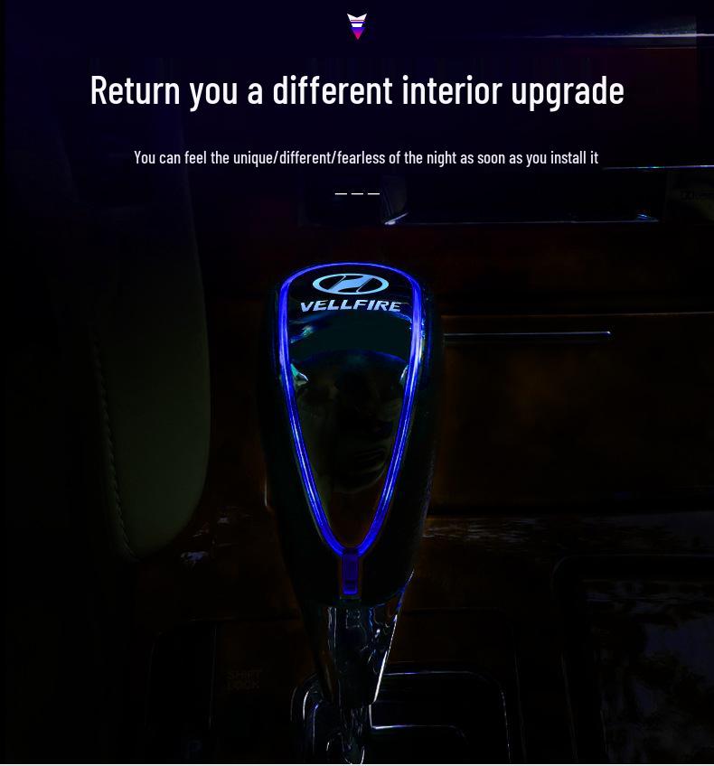 Luminous LED Gear Shift Knob for Vellfire Automatic Transmission Modification