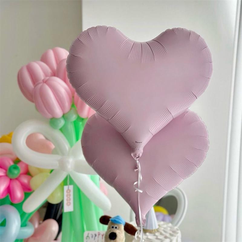 5pcs 20inch Herat Balloon Happy Birthday Valentines Day Aluminum Foil Balloons Globos For Wedding Birthday Party Decorations