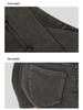 New Cross Women's High-Waisted Denim Capri Fitness Shorts - Slim Fit, High Stretch, with Pockets