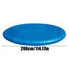 Round Pool Cover Swimming Pool Cover Protector Dustproof Hot Tub Protective Lid With Drawstring for Outdoor Yard Backyard