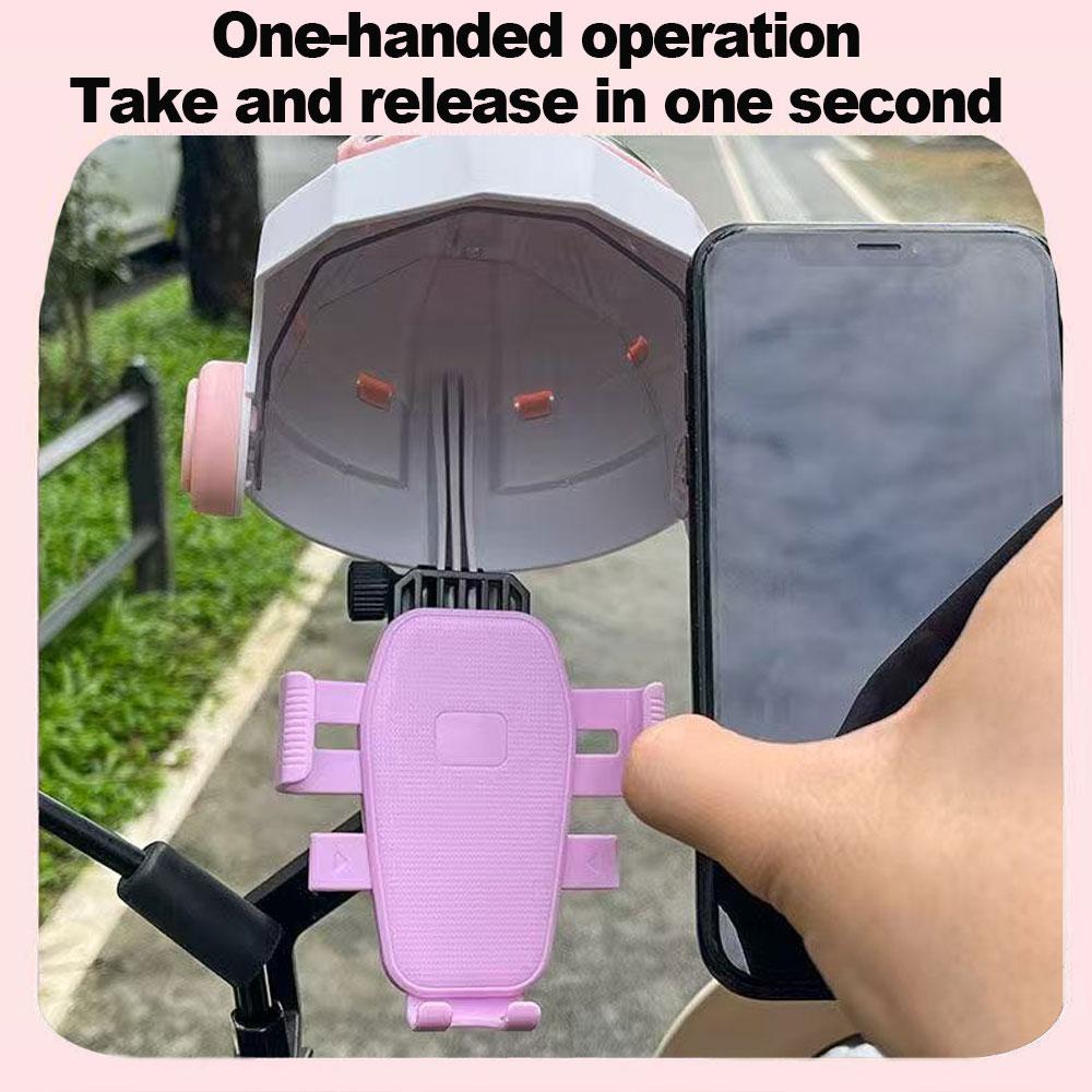 Motorcycle Bike PhoneHolder Stand Bicycle Mobile Mount Non-slip Cycling Phone Bracket Vibration Damper For Xiaomi iPhone SAMSUNG