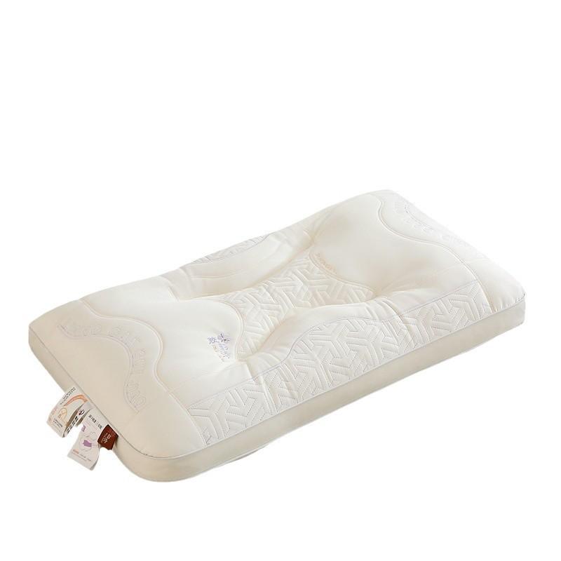 Ergonomic Latex-Infused Memory Foam Pillow Neck Support Sleep Comfort Adult Single Use