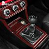 Real Soft Carbon Fiber Sticker for Mitsubishi Lancer 2008 2009 2010 2011 2012 2013 2014 2015 Central Control Gear Shift Panel