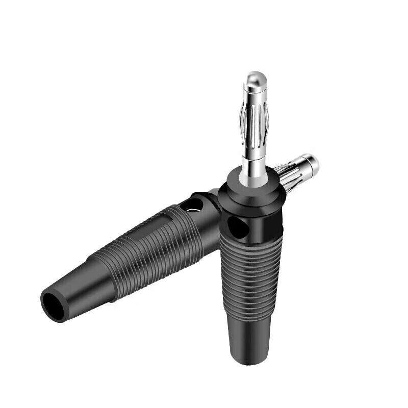 4mm Brass Nickel-Plated Banana Plug Connector