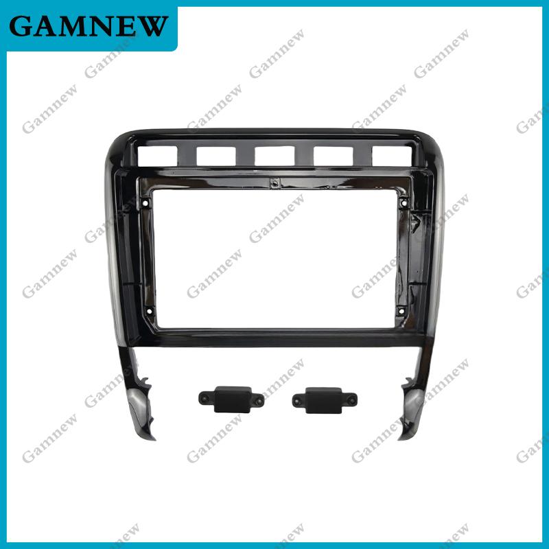 

9 Inch Car Frame Fascia Adapter Canbus Box Android Radio Dash Fitting Panel Kit For Porsche Cayenne 2002-2010 Only Frame