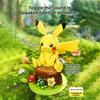 Non-Toxic Pokemon Pikachu Building Blocks Cartoon Model Bricks Educational Assembly Desktop Ornaments Diy Toys For Kids Holiday Gifts