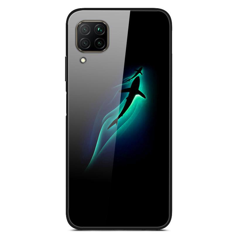 Luxury Cover Case for Huawei P40 Lite Tempered Glass Cover for Huawei P40 Lite E Phone Case for Huawei P 40 Lite Coque P40Lite E