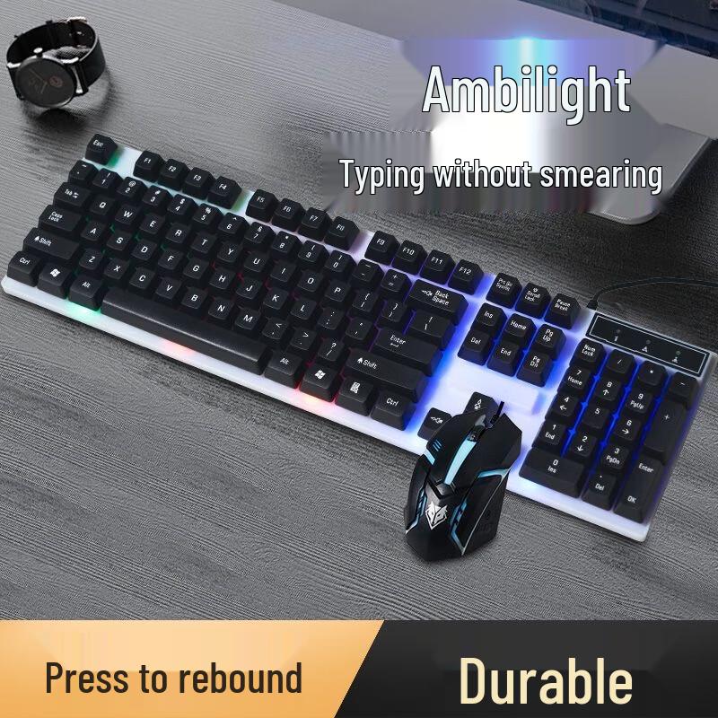 Youshi Wired Mechanical Keyboard & Mouse Combo