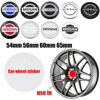 4pcs 3D New 65mm 60mm 56mm 54mm Car Wheel Emblem Wheel Center Hub Cap Auto Rim Refit Badge Covers Sticker Accessories