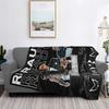 Rauw Alejandro Blankets Soft Warm Flannel Throw Blanket Cover for Bed Living Room Picnic Travel Home Sofa