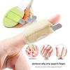 Adjustable Finger Splint with Hook & Loop Strap, Aluminum Support, and Detachable Protector