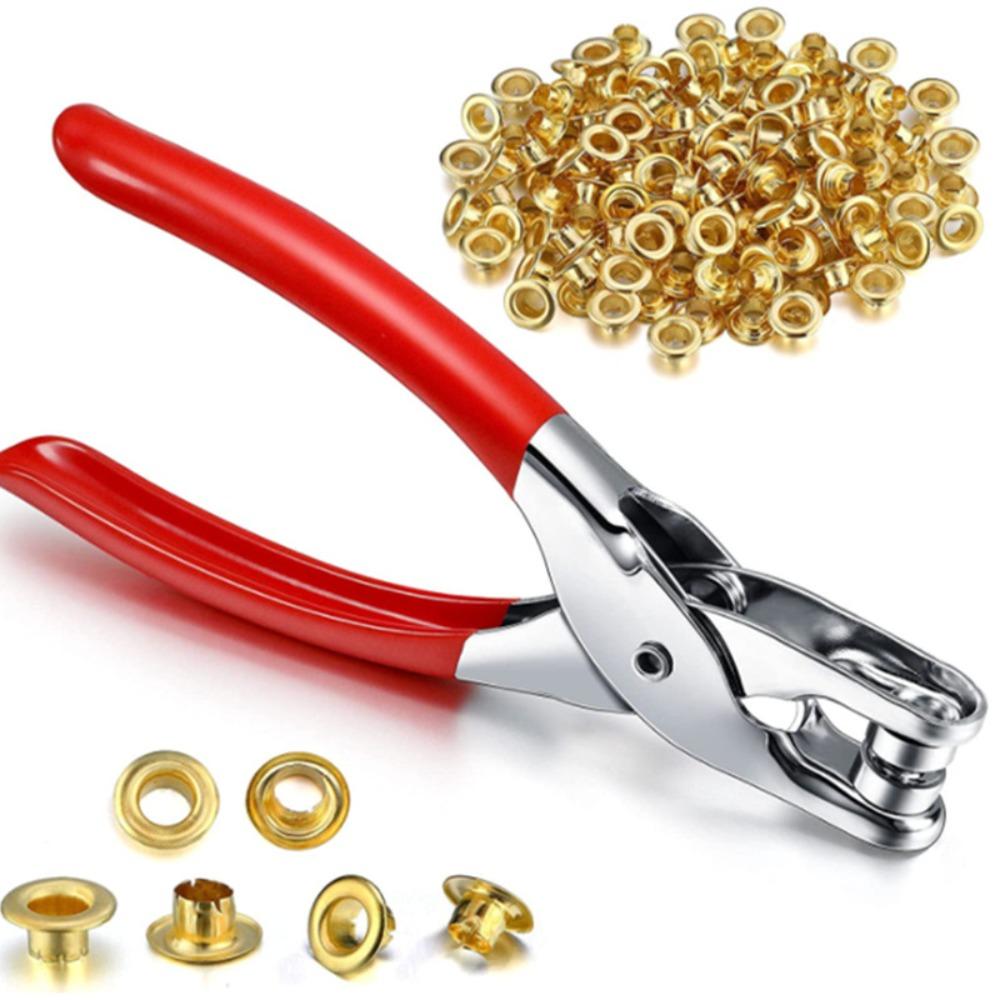 with Eyelets Metal Pliers Metal Grommet Tool Kit NEW Pressure Plier  For Leather Cloth
