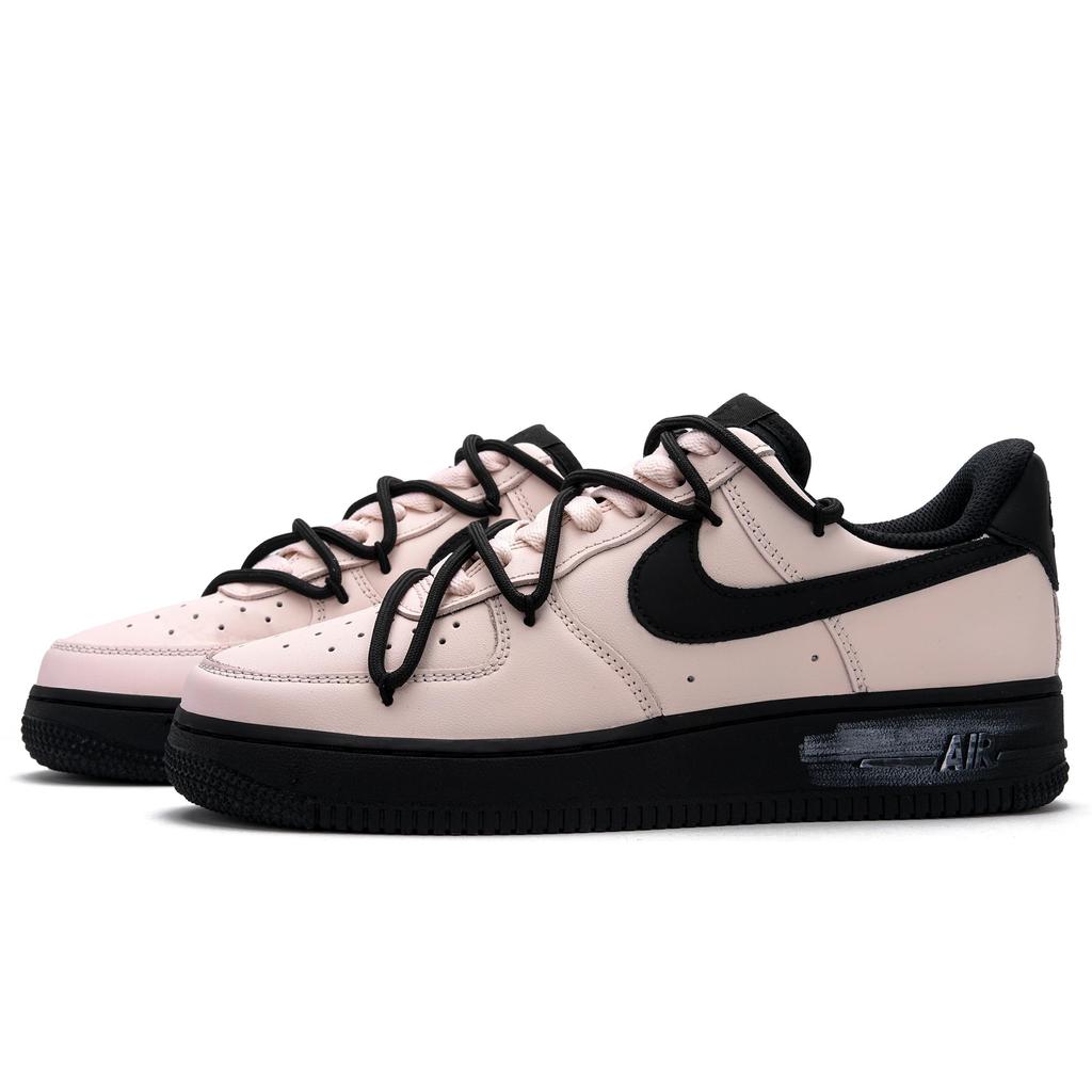 Nike Air Force 1 Peach Pudding Abrasion Resistant Low top Skateboard Shoes Unisex Black Pink CW2288-001(team990-)