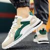 Men Shoes Outdoor Sneakers 2026 Fashi Lightweight Running Shoes PU Leather Tennis Shoes Mesh Lace Up Casual Shoe Tenis Hombres