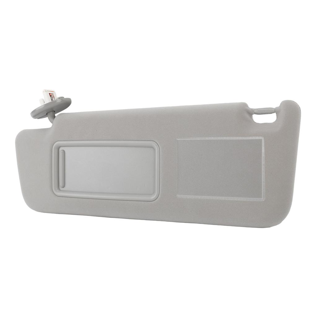 Car Sun Visor Gray Multifunctional Rugged Durable Side Sun Visor with Lamp and Mirror For Land Cruiser Prado Left: